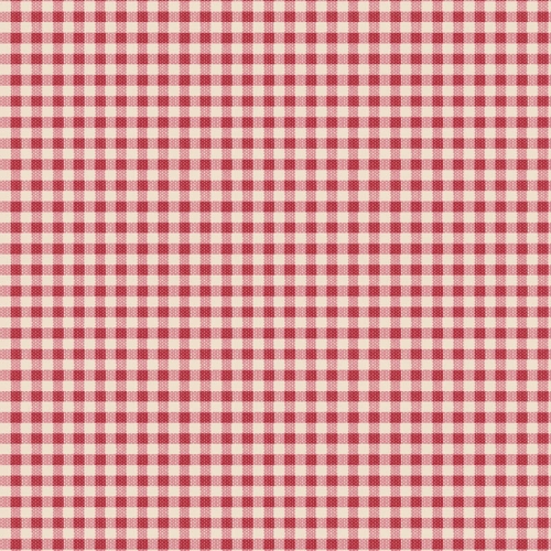 Tilda Patchwork Stoff Baumwolle - Creating Memories - Woven Gingham Red